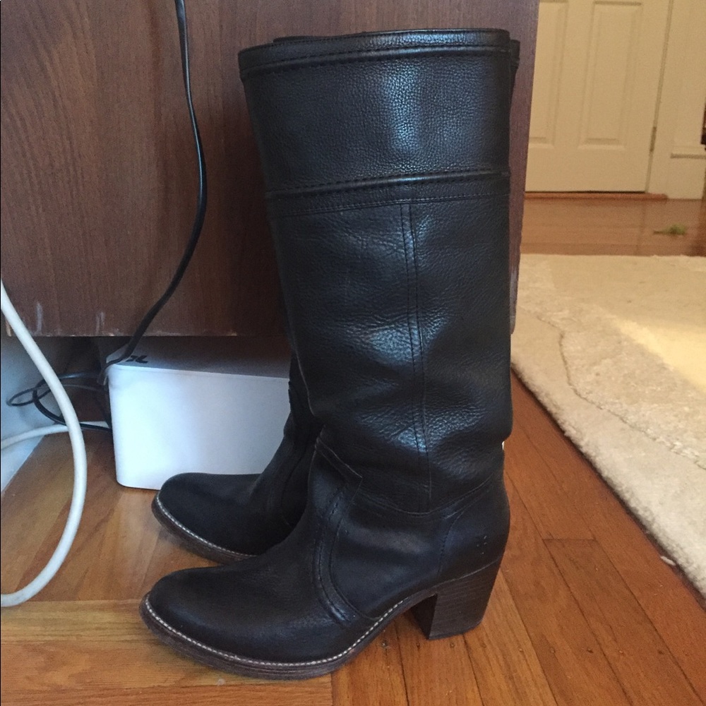 Frye Jane 14L Stitch Tall Leather Boot